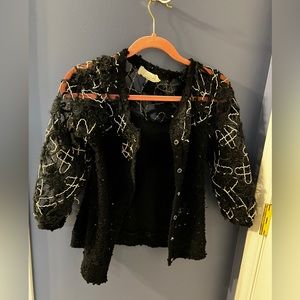 Anthropology A’reve jacket ~ small ~ black